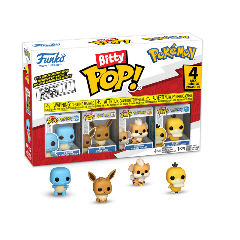 BITTY POP! POKEMON 4-PACK SERIES 4
