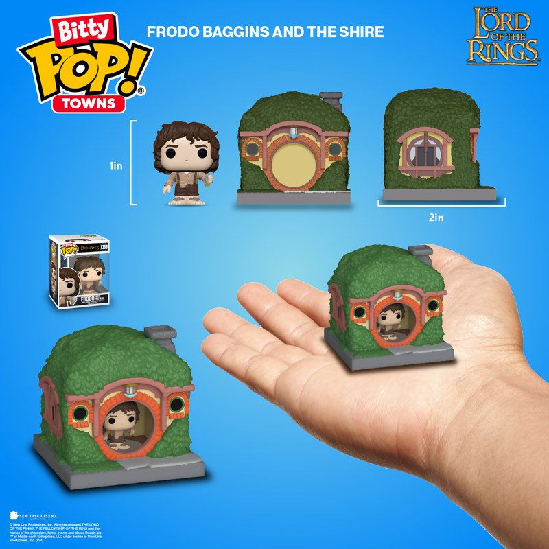 BITTY POP! TOWN FRODO BAGGINS AND THE SHIRE