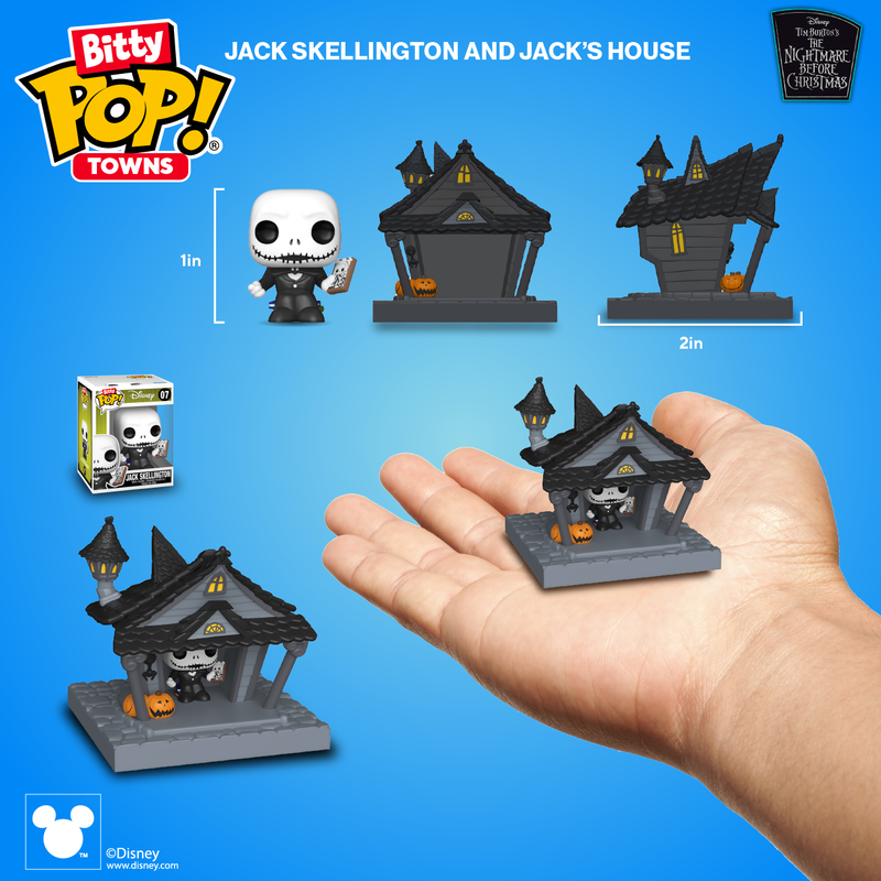 BITTY POP! TOWN JACK SKELLINGTON AND JACK'S HOUSE