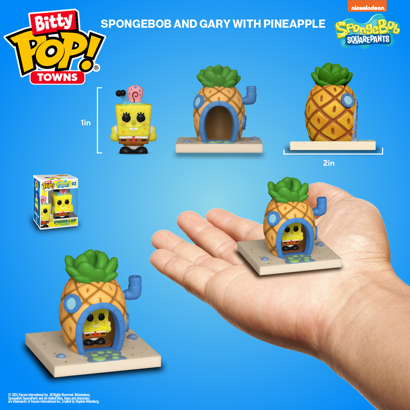 BITTY POP! TOWN SPONGEBOB AND PINEAPPLE HOUSE