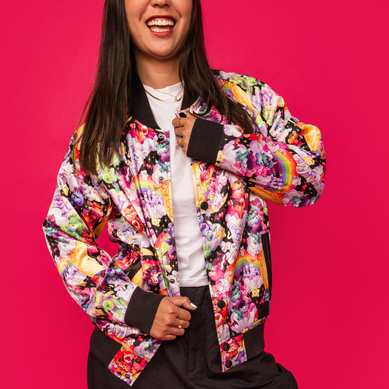 CARE BEARS X UNIVERSAL MONSTERS BOMBER JACKET