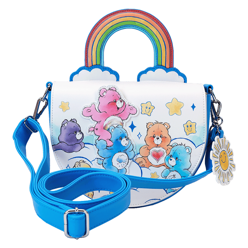 RAINBOW HANDLE CROSSBODY BAG - CARE BEARS