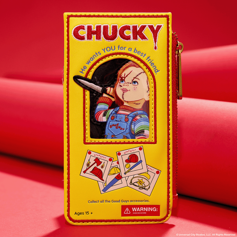 CHUCKY BOX LARGE CARDHOLDER - CHILD'S PLAY