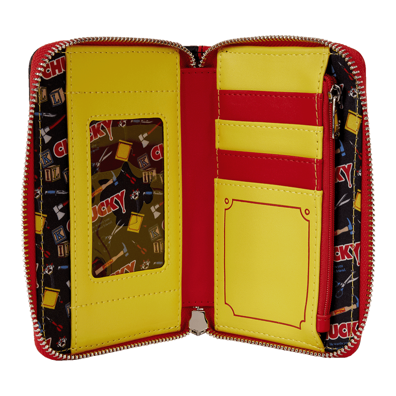 CHUCKY CLOWN ZIP AROUND WALLET - CHILD'S PLAY