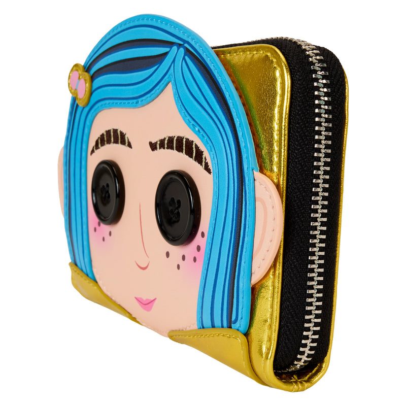 CORALINE DOLL COSPLAY ZIP AROUND WALLET - LAIKA