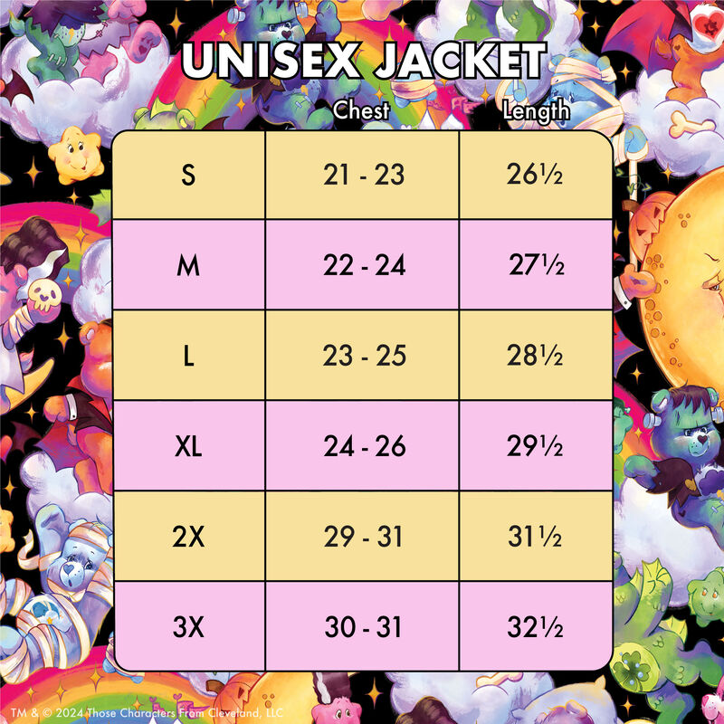 CARE BEARS X UNIVERSAL MONSTERS BOMBER JACKET