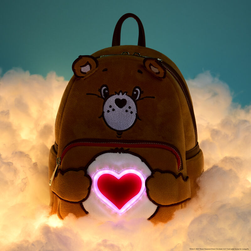 TENDERHEART BEAR GLOW COSPLAY MINI BACKPACK - CARE BEARS