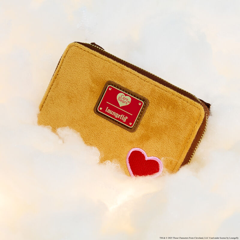 TENDERHEART BEAR GLOW ZIP AROUND WALLET - CARE BEARS