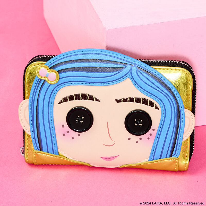 CORALINE DOLL COSPLAY ZIP AROUND WALLET - LAIKA