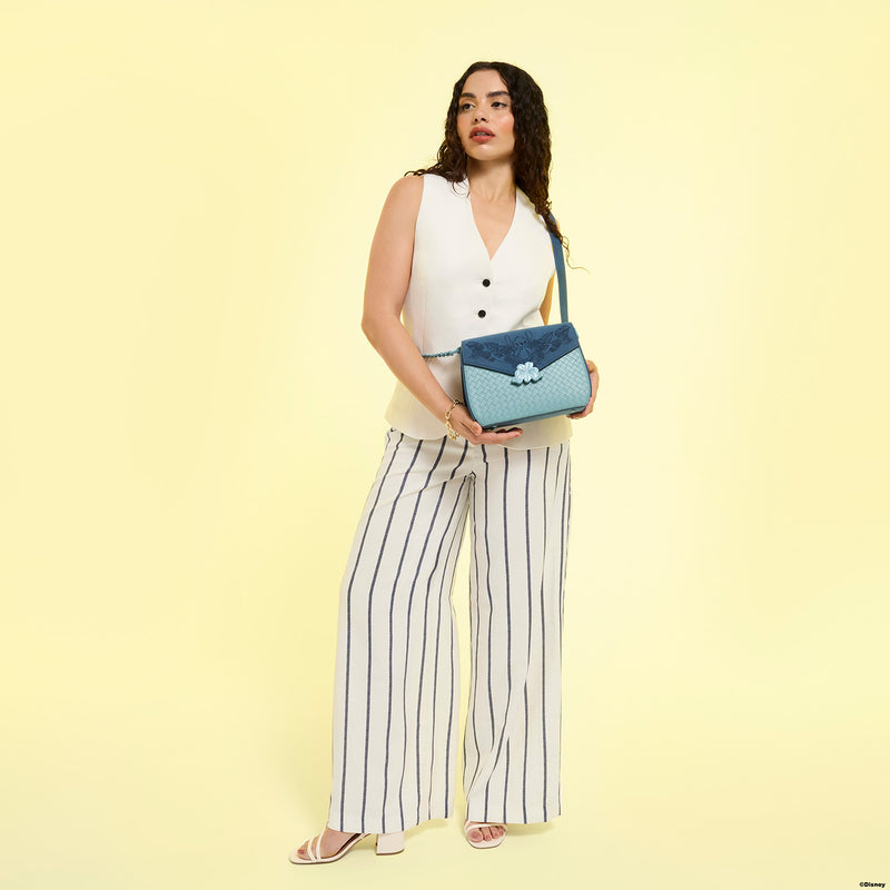 STITCH EMBROIDERED CROSSBODY BAG - LILO AND STITCH