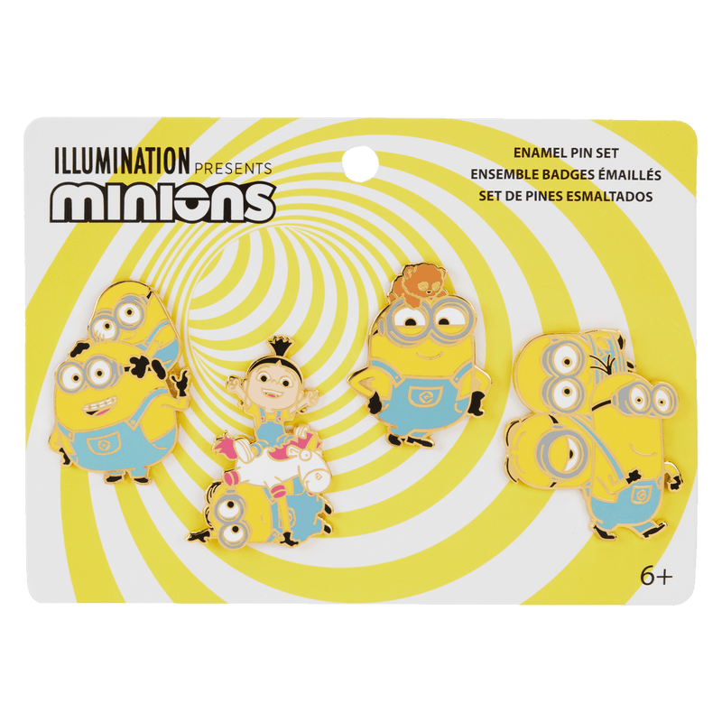 DESPICABLE ME 4-PACK PIN SET