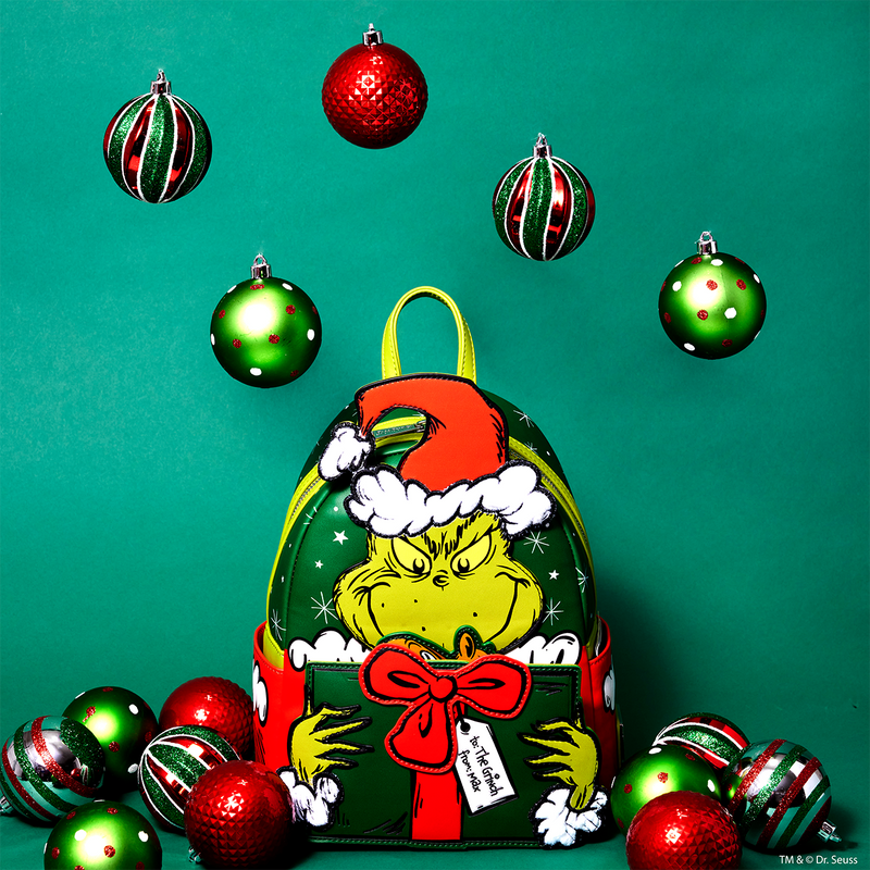 THE GRINCH SANTA COSPLAY MINI BACKPACK - DR SEUSS