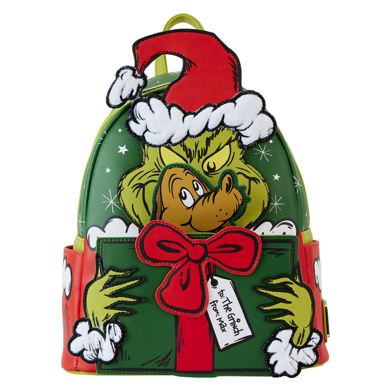 THE GRINCH SANTA COSPLAY MINI BACKPACK - DR SEUSS