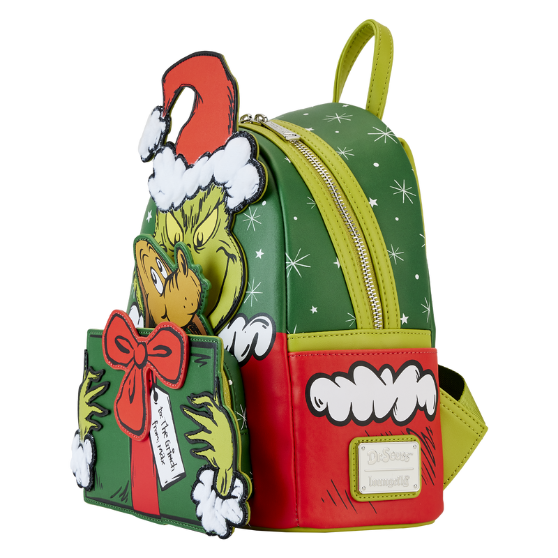 THE GRINCH SANTA COSPLAY MINI BACKPACK - DR SEUSS