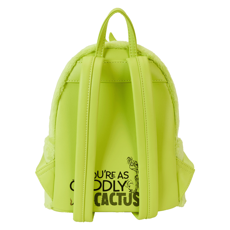 PLUSH GRINCH LIGHT UP COSPLAY MINI BACKPACK - DR SEUSS