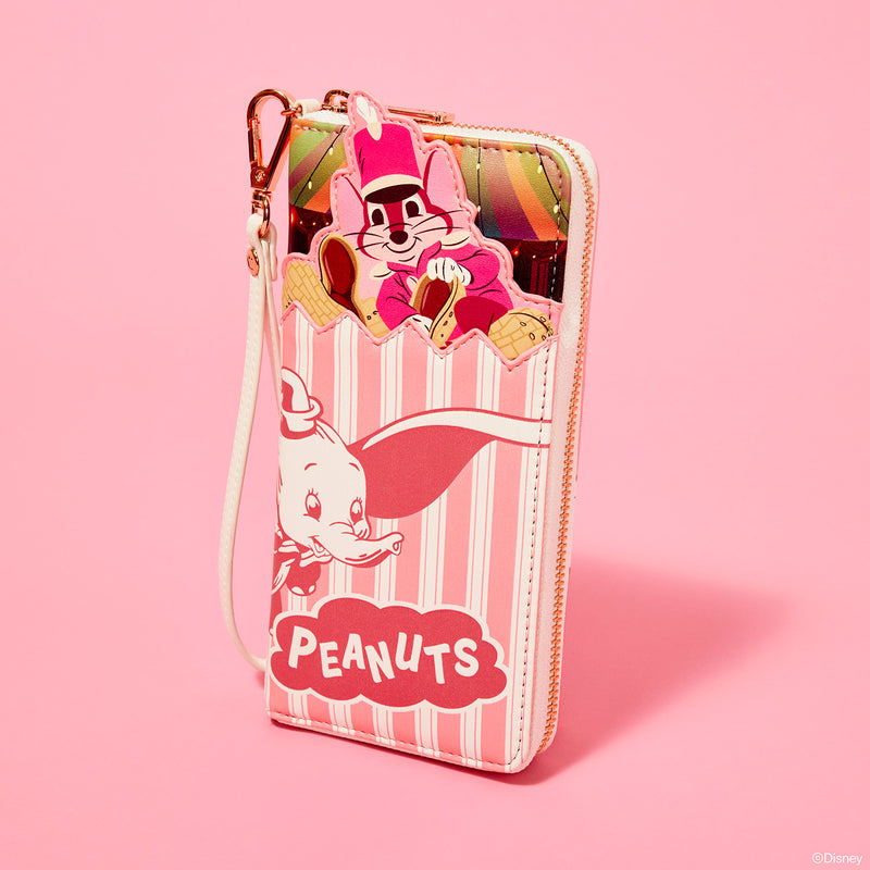 DUMBO CIRCUS TENT ZIP AROUND WRISTLET WALLET - DISNEY