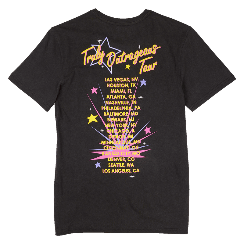 TRULY OUTRAGEOUS TOUR TEE - JEM AND THE HOLOGRAMS