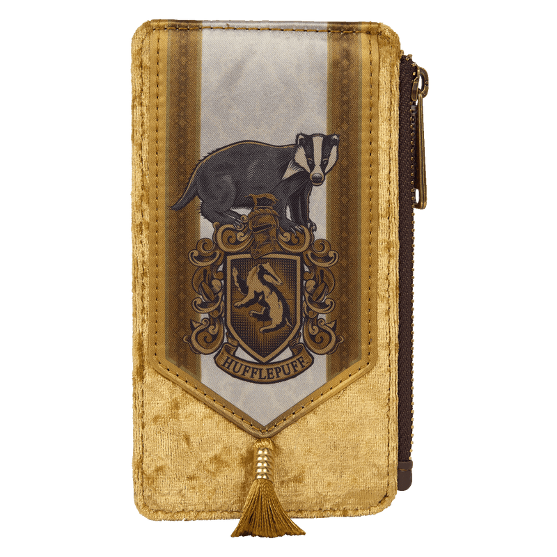 HUFFLEPUFF BANNER VELVET CARD HOLDER - HARRY POTTER