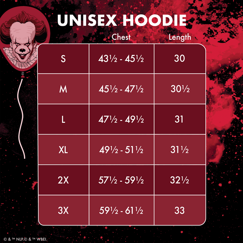 PENNYWISE HOODED SWEATSHIRT - IT