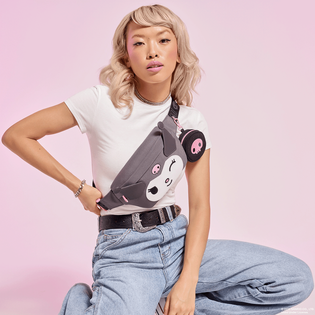 ★LOUNGEFLY★Sanrio Kuromi Belt Bag with Coin Bag 2024_07_8_Kuromi_Purse_Loungef