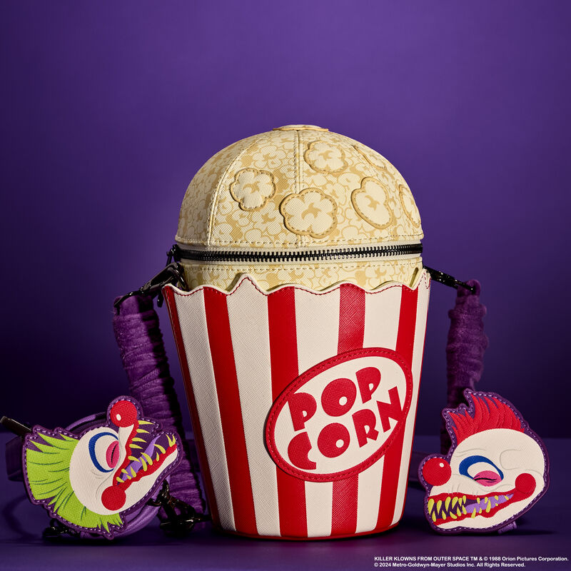 POPCORN CROSSBODY BAG - KILLER KLOWNS FROM OUTER SPACE