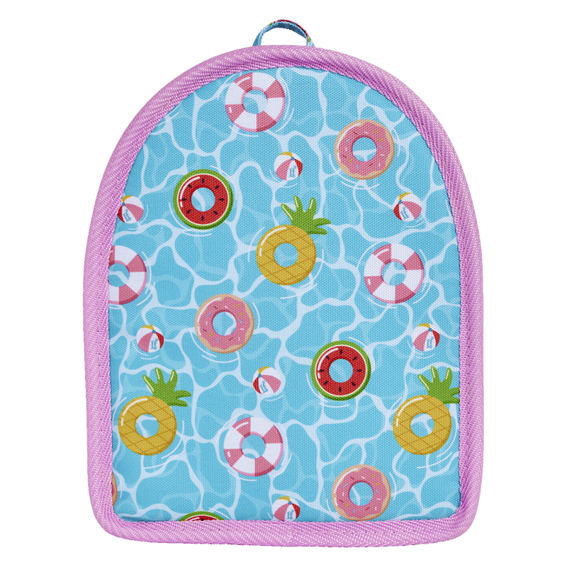 LOUNGEFLY POOL DAY LIGHT-UP MINI BACKPACK INSERT ORGANIZER