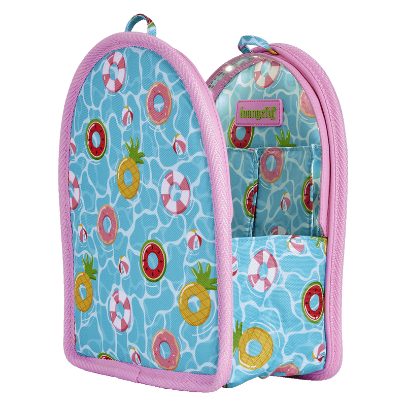 LOUNGEFLY POOL DAY LIGHT-UP MINI BACKPACK INSERT ORGANIZER