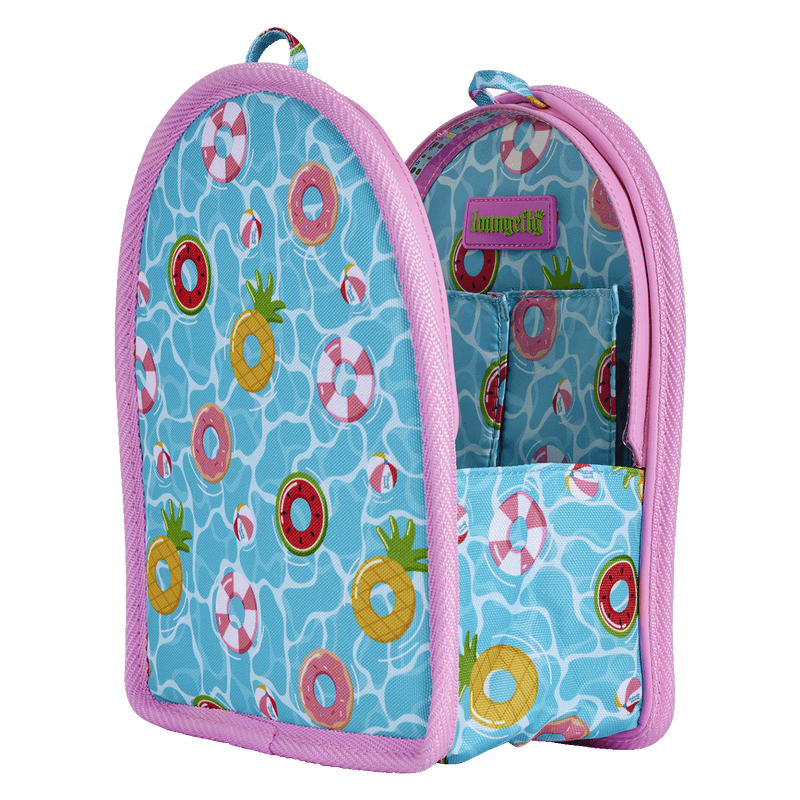 LOUNGEFLY POOL DAY LIGHT-UP MINI BACKPACK INSERT ORGANIZER