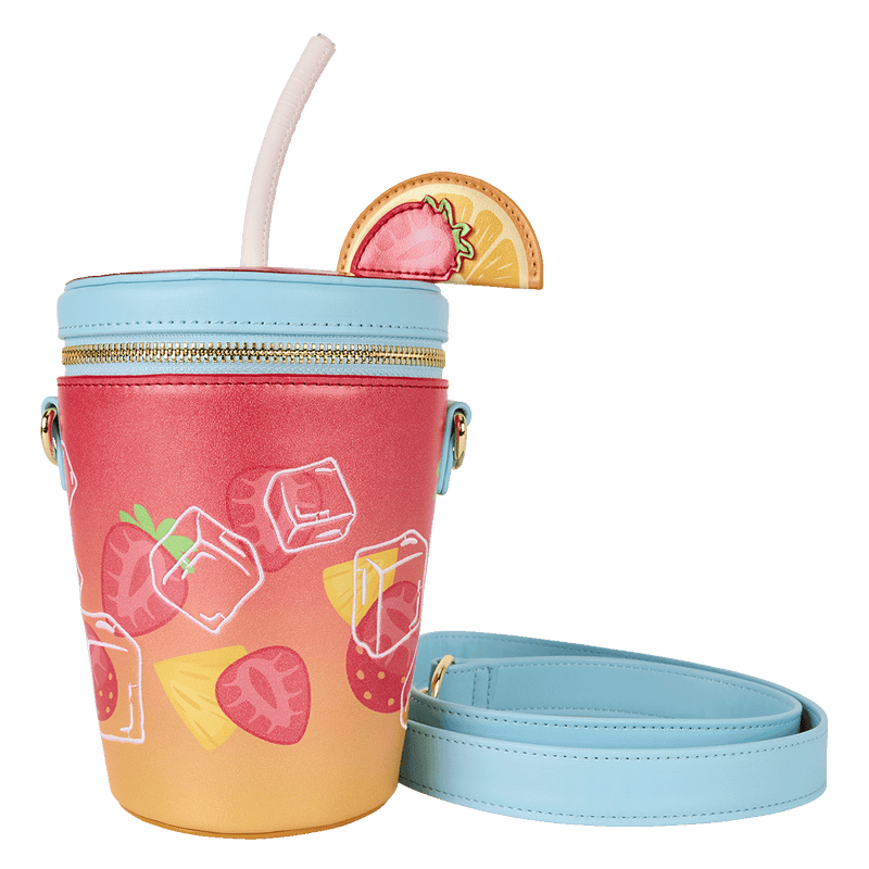 LOUNGEFLY TROPICAL DRINK CROSSBODY BAG