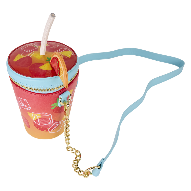 LOUNGEFLY TROPICAL DRINK CROSSBODY BAG