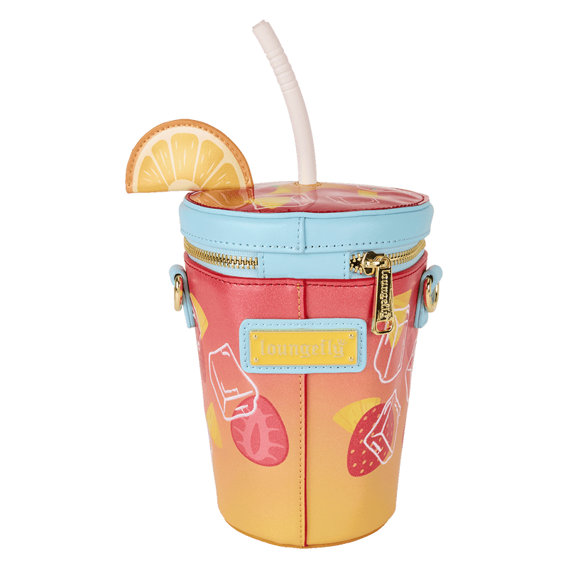 LOUNGEFLY TROPICAL DRINK CROSSBODY BAG