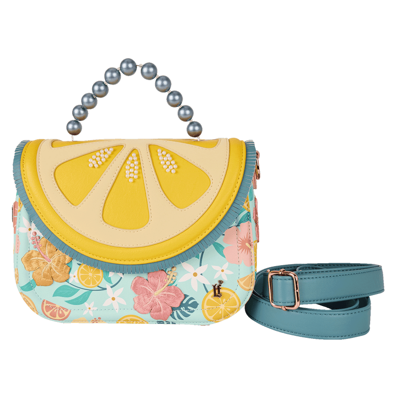 LOUNGEFLY LEMON FLORAL CROSSBODY BAG