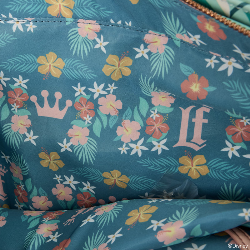 LOUNGEFLY LEMON FLORAL CONVERTIBLE TOTE BAG