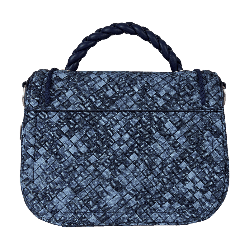 LOUNGEFLY DENIM CROSSBODY BAG