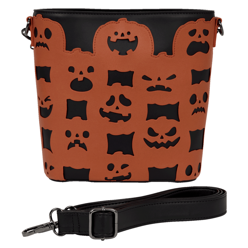 LOUNGEFLY FIGURAL PUMPKIN CROSSBODY BAG