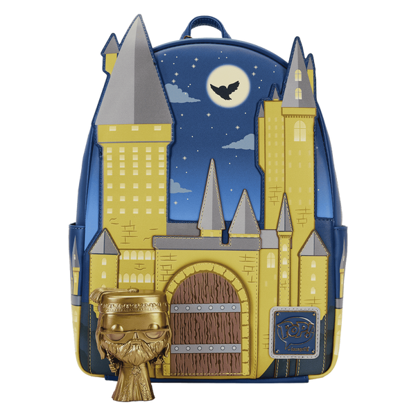 SET ❤︎ NWT Harry Potter Hogwarts outlet Castle Loungefly Mini Backpack & Wallet Set!