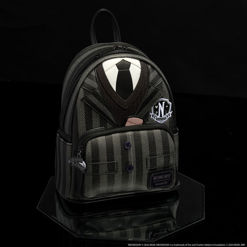 NEVERMORE ACADEMY UNIFORM MINI BACKPACK - WEDNESDAY