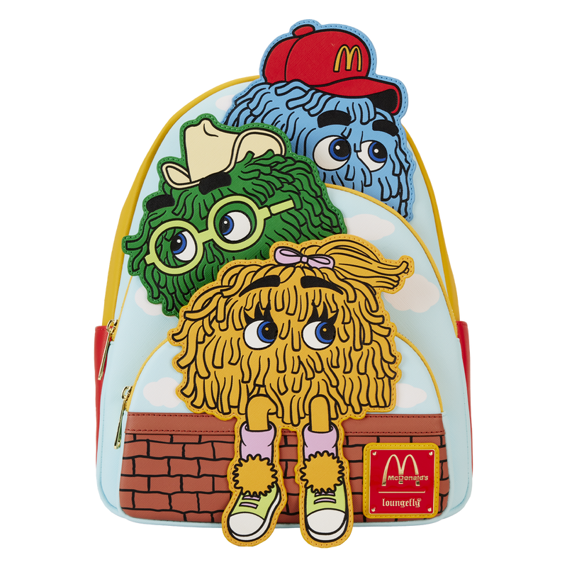 TRIPLE POCKET FRY GUYS MINI BACKPACK - MCDONALDS