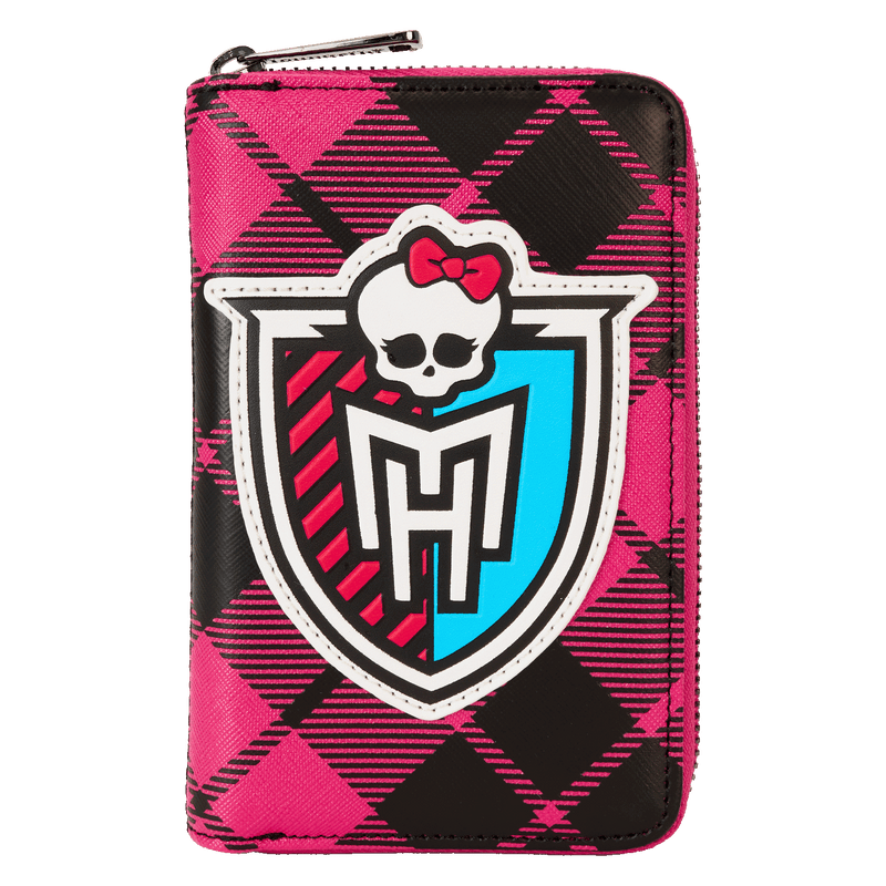 MONSTER HIGH CREST ZIP AROUND WALLET - MATTEL