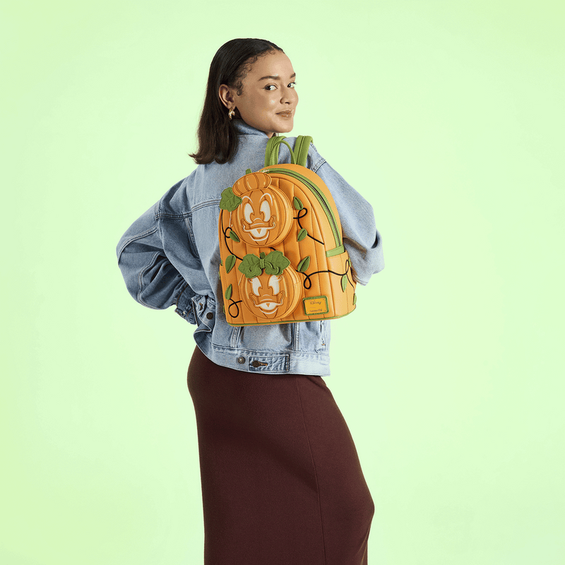 DONALD AND DAISY JACK-O-LANTERN MINI BACKPACK - DISNEY