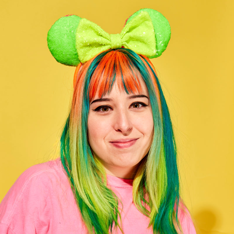MINNIE MOUSE NEON SEQUIN HEADBAND - DISNEY