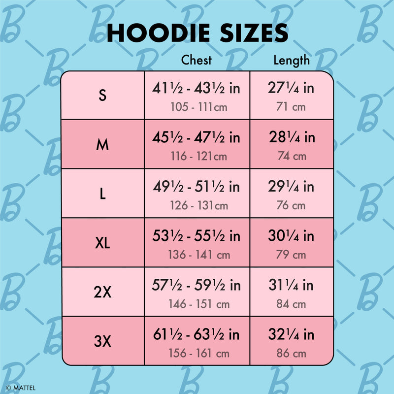 CLASSIC BARBIE UNISEX HOODIE - MATTEL