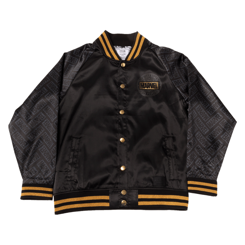 MARVEL 85TH ANNIVERSARY SATIN BOMBER JACKET