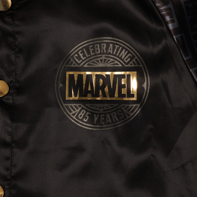 MARVEL 85TH ANNIVERSARY SATIN BOMBER JACKET