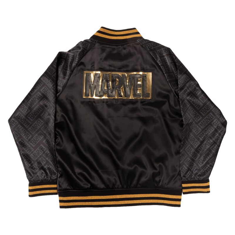 MARVEL 85TH ANNIVERSARY SATIN BOMBER JACKET