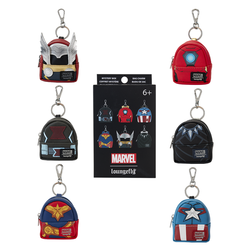 AVENGERS COSPLAY MYSTERY BOX BACKPACK KEYCHAINS - MARVEL