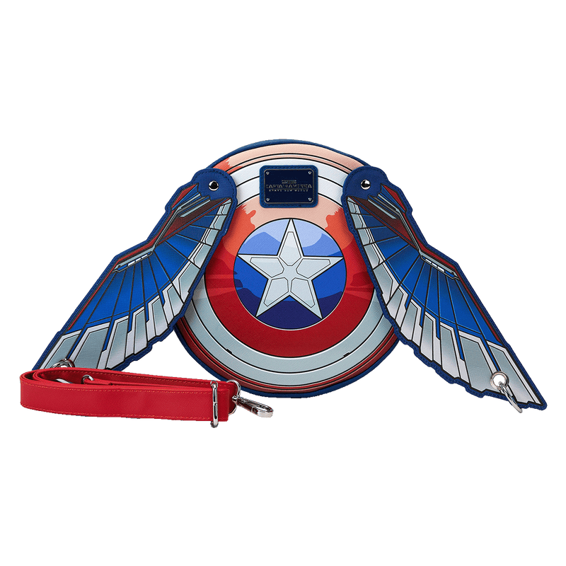 BRAVE NEW WORLD WINGS CROSSBODY BAG - CAPTAIN AMERICA