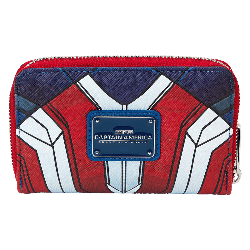 BRAVE NEW WORLD ZIP AROUND WALLET - CAPTAIN AMERICA