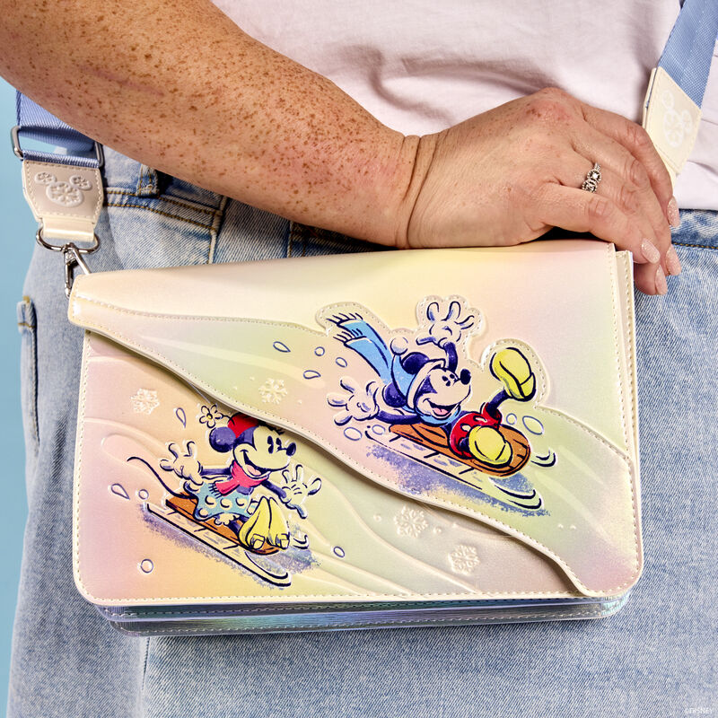 MICKEY AND FRIENDS WINTER WONDERLAND CROSSBODY BAG - DISNEY