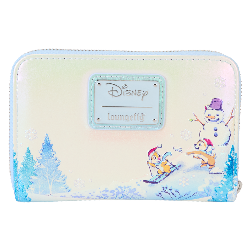 MICKEY AND FRIENDS WINTER WONDERLAND ZIP AROUND WALLET - DISNEY